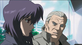 You find out more about Kusanagi and Batou than ever before