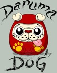 Inu Daruma by Niki Hunter.  You can purchase products featuring this character here: http://www.cafepress.com/niki_hunter