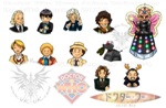 Doctor Who anime by Niki Hunter - a piece of Timelord-tastic fan art!