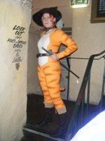 Lucy as Puss N' Boots 