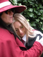 Elsa (right) as Integra from Hellsing, left is sjbonnar as Alucard, also from Hellsing