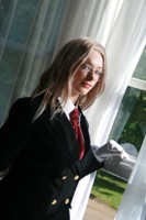 Elsa as Integra from Hellsing