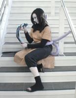 Elsa as Orochimaru from Naruto