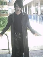 grayskull8 as Eric Draven from The Crow