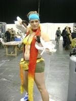Louise as Rikku (thief) from Final Fantasy X-2 