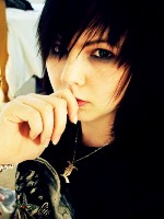 Miku as L from Death Note