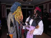 Annette (right) as Jack Sparrow from Pirates Of The Caribbean
