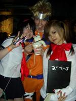 Rik as Naruto Uzumaki from Naruto, plus fans